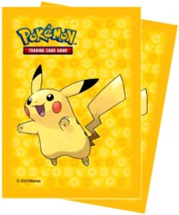 Ultra Pro Standard Size Pokemon Sleeves - Pikachu Yellow - 65ct